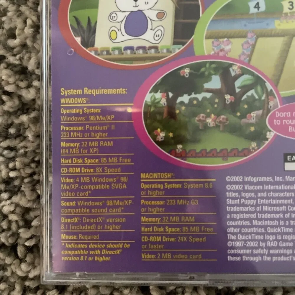 Dora the Explorer: Lost City Adventure (Windows/Mac, 2002, Game, Nick Jr.)